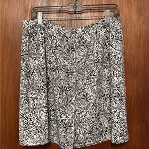 Women’s Floral Button-Up Skirt